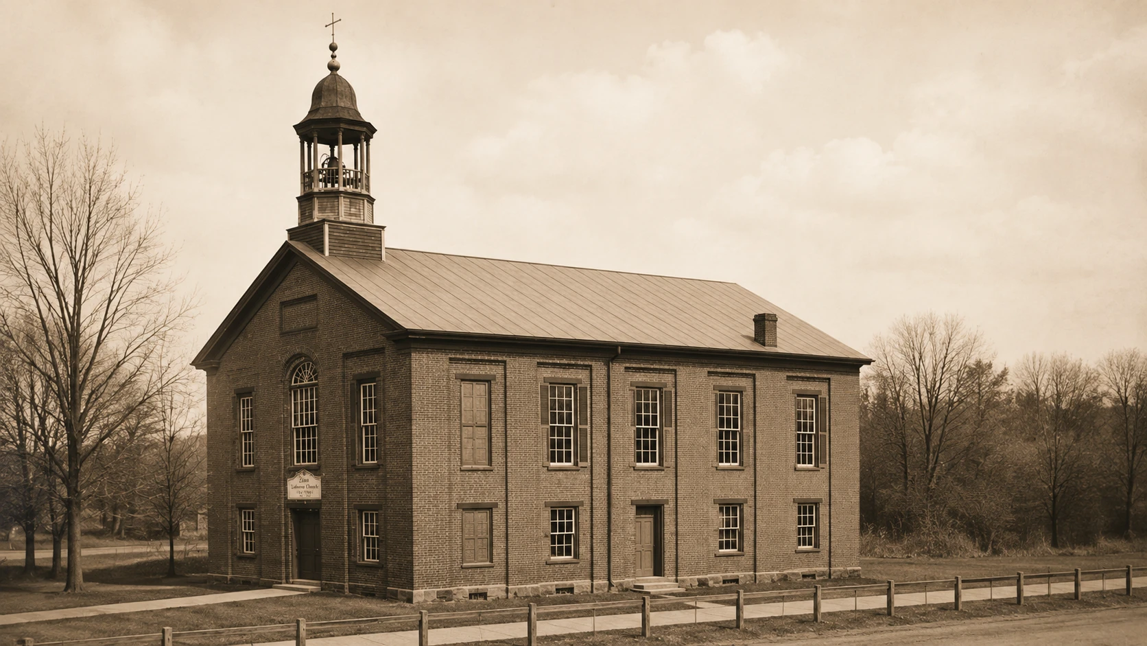 Historic Zion Lutheran Church building in Glen Rock