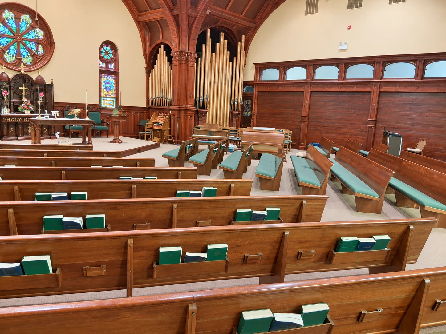 Sanctuary of Zion Evangelical Lutheran Church in Glen Rock